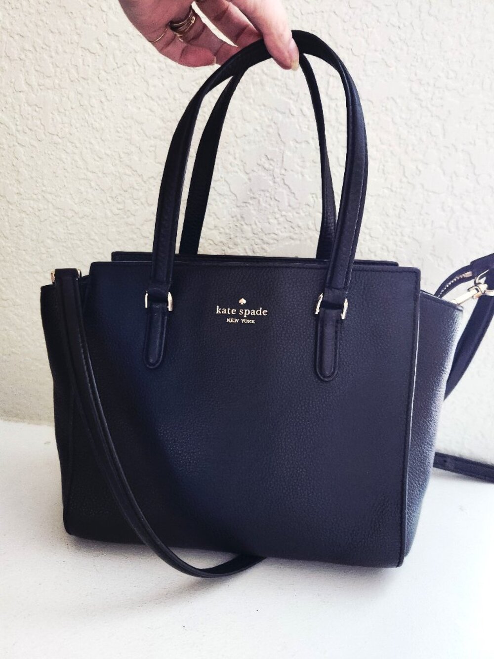 Kate Spade New York Black Shoulder Bag Crossbody Bag Purse